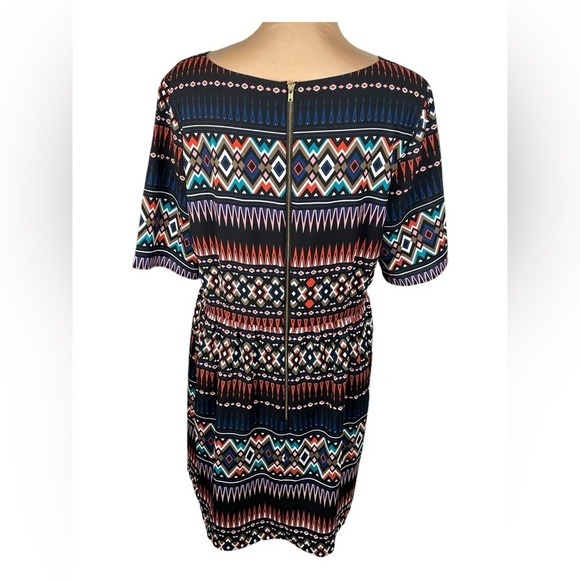 Anthropologie Maeve Aztec Print Dress Large - Picture 4 of 11